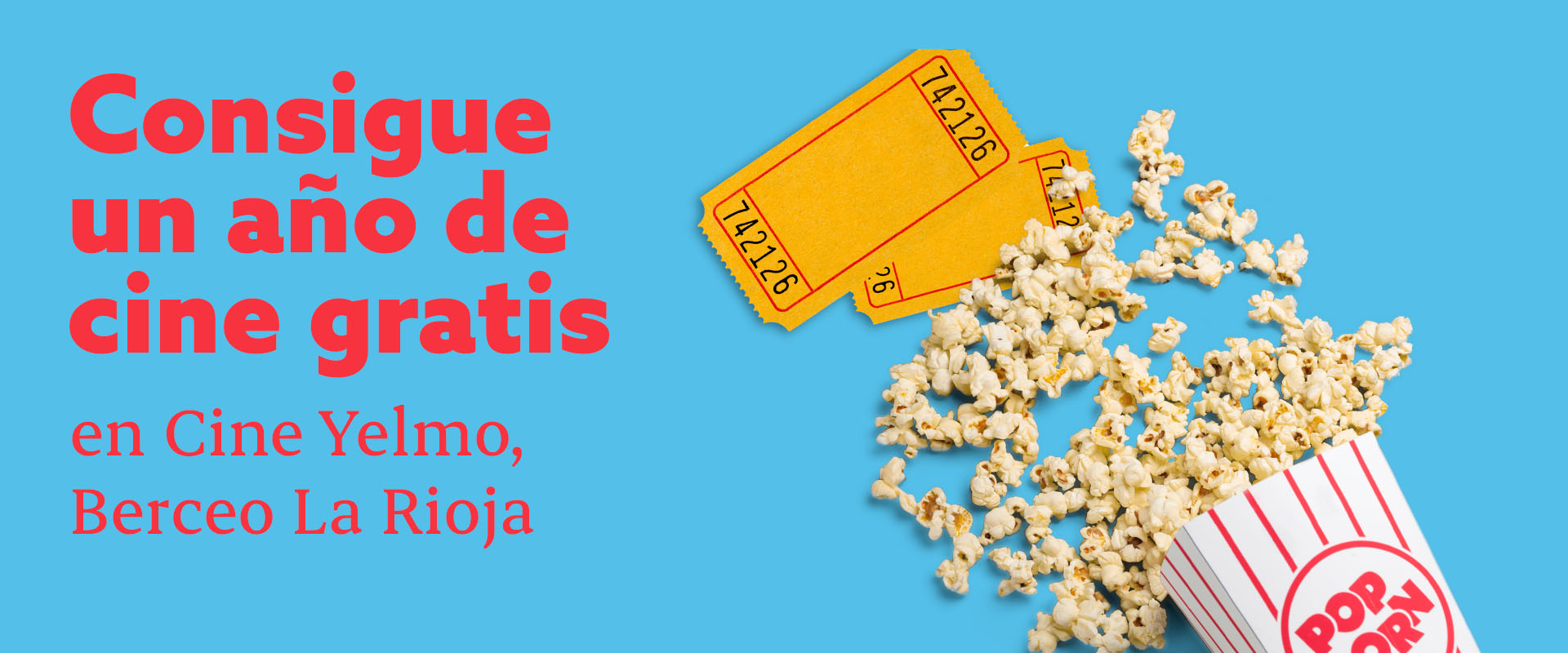 Consigue un año de cine gratis en Cine Yelmo en Berceo La Rioja